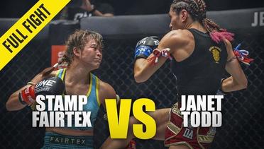 Stamp Fairtex vs. Janet Todd 2 - ONE Full Fight - February 2020 (1)