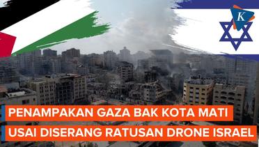 Kondisi Gaza dari Udara, Serangan Israel Meluluhlantakkan Bangunan dan Pemukiman