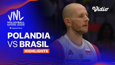 Quarterfinal: Polandia vs Brasil - Highlights  | Men's Volleyball Nations League 2024