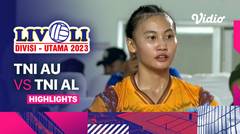 Putri: TNI - AU vs TNI - AL - Highlights | Livoli Divisi Utama 2023