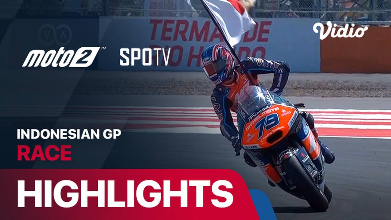  Moto2 Race: MotoGP 2024 Round 15 - Pertamina Grand Prix of Indonesia Illustration 