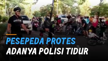Viral Pesepeda Protes Adanya Polisi Tidur Tinggi di Jalan, Tuai Komentar Netizen