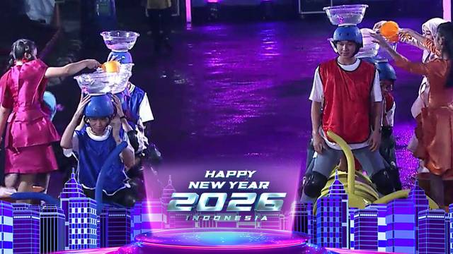 Gregetan Poll! Game Piama Pindahkan Air Adu Kompak, Siapa Juaranya? | Happy New Year Indonesia 2026