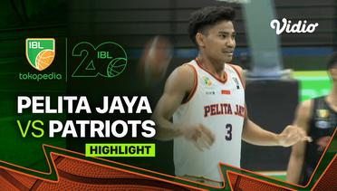 Highlights | Pelita Jaya Bakrie Jakarta vs INA Patriots | IBL Tokopedia 2023