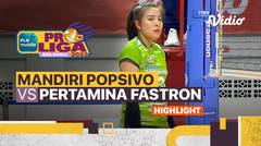 Highlights | Final Four: Jakarta Mandiri Popsivo Polwan vs Jakarta Pertamina Fastron | PLN Mobile Proliga Putri 2022