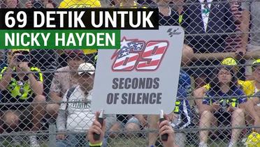 Momen 69 Detik untuk Nicky Hayden di MotoGP Italia