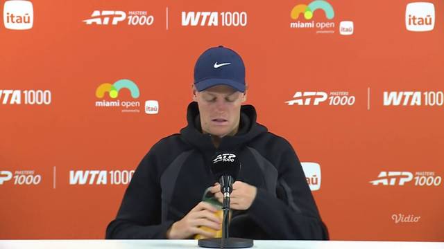 Jannik Sinner, Semifinal Miami Open presented by Itau 2026 (After Match Press Conference) | ATP 2026