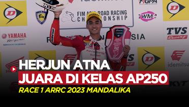 Herjun Atna Firdaus Juara ARRC 2023 Mandalika di Kelas AP250