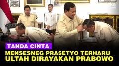 Momen Haru Mensesneg Prasetyo Ultah Dirayakan Prabowo, Dapat 'Tanda Cinta'