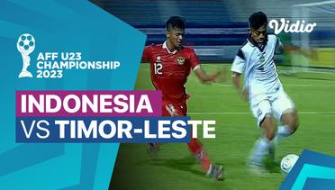Mini Match - Indonesia vs Timor-Leste | AFF U-23 Championship 2023