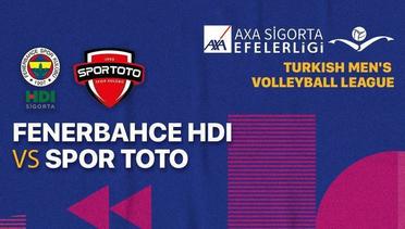 Full Match | Fenerbahce HDI Sigorta vs Spor Toto | Men's Turkish League