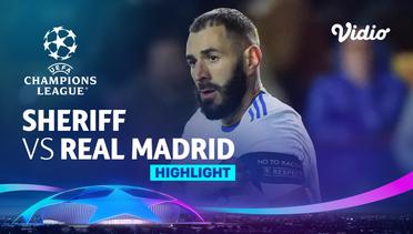 Highlight - Sheriff vs Real Madrid | UEFA Champions League 2021/2022
