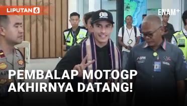 Pembalap MotoGP Tiba di Mandalika, Langsung Disambut Warga