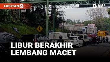 Hari Terakhir Libur Sekolah, Arus Lalu Lintas di Lembang Macet