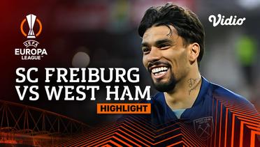 SC Freiburg vs West Ham - Highlights | UEFA Europa League 2023/24