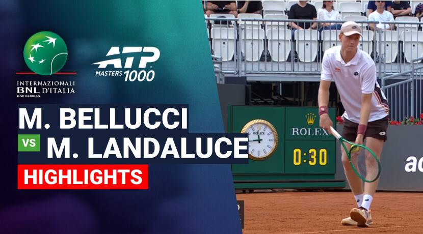 Mattia Bellucci vs Martin Landaluce - Round 3 (BNP Paribas Arena) | ATP 1000: Internazionali BNL d'Italia 2026