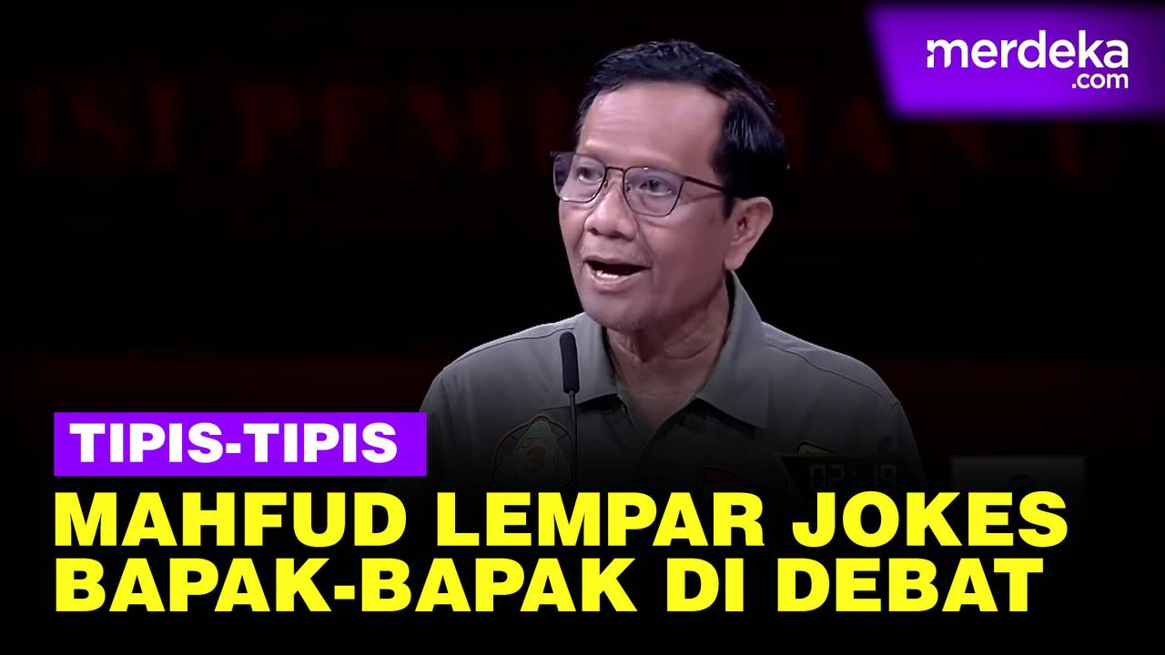 Viral Mahfud Jokes Bapak-Bapak TikTok di Debat: Yang Bener Aja? Rugi ...