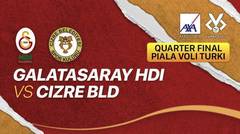 Full Match | Galatasaray HDI Sigorta vs Allpower Aku Cizre BLD | Men's Turkish Cup 2021/22