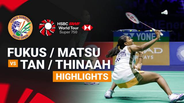 Yuki Fukushima/Mayu Matsumoto (JPN) vs Pearly Tan/Thinaah Muralitharan (MAS) - Highlight | YONEX-SUNRISE India Open 2026