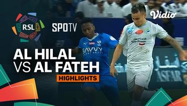 Al Hilal vs Al Fateh - Highlights | ROSHN Saudi League 2023/24