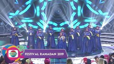 Pakai Alat Masak!! Ibu Ibu Al Ikhsan "Ya Romadhon" Sambil Woyo Woyo | Festival Ramadan 2019