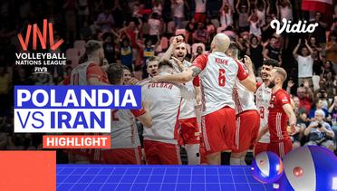 Match Highlights | Perempat Final: Polandia vs Iran | Men's Volleyball Nations League 2022