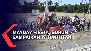 17 Tuntutan Disampaikan Peringati Hari Buruh di Lampung