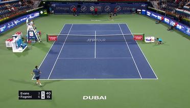 Match Highlight | Daniel Evans 2 vs 1 Fabio Fognini | ATP Dubai Tennis Championships 2020