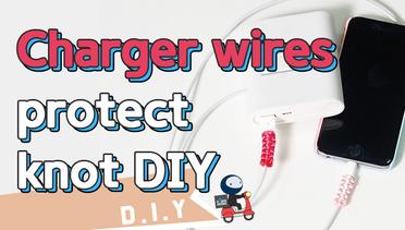 Smart Phone Charger Wires Protect Knot DIY
