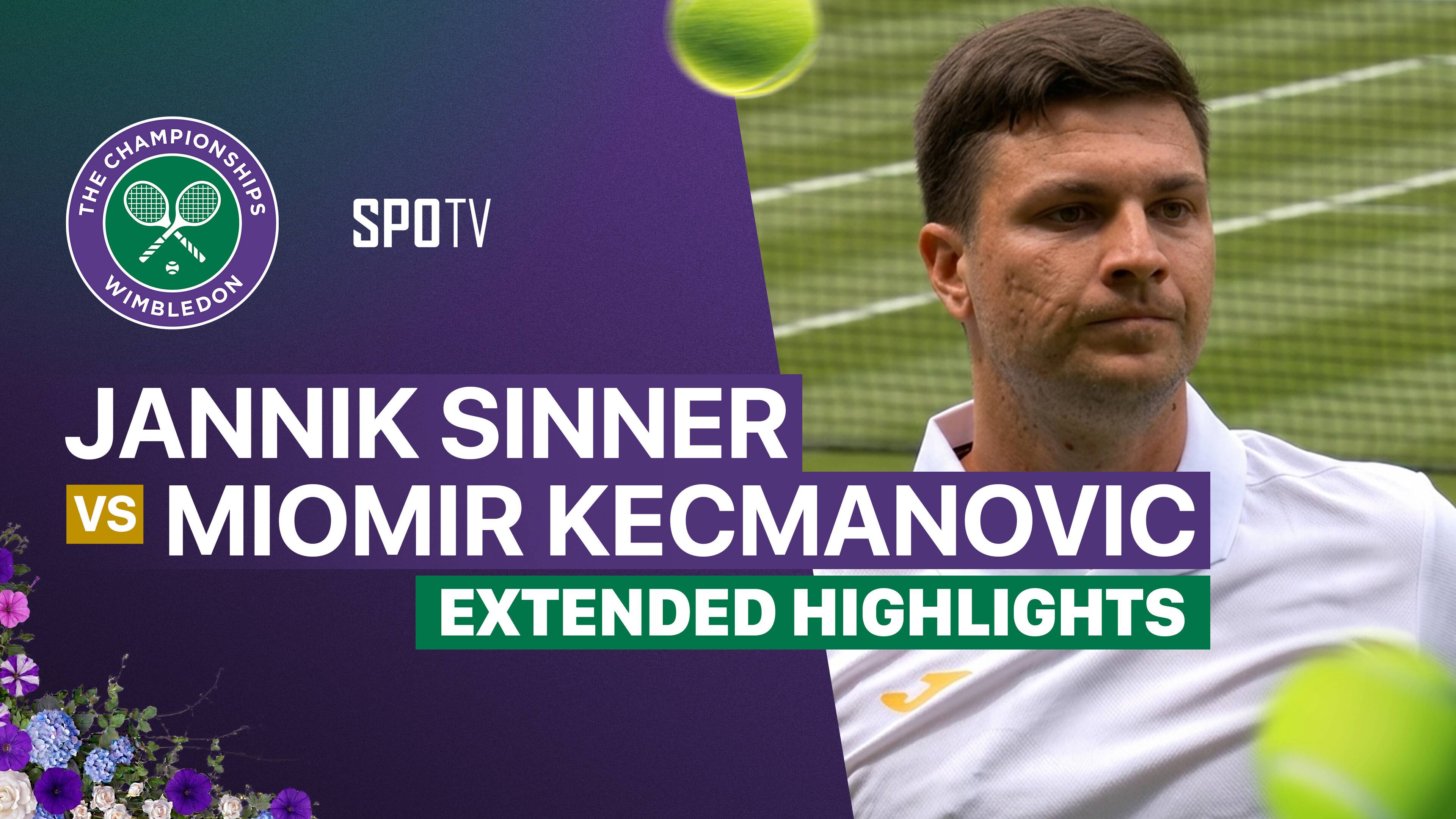 Jannik Sinner vs Miomir Kecmanovic - Gentlemen's Singles First Round | Wimbledon 2026