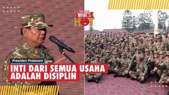 Mendadak 'Wamil', Presiden Prabowo Berikan Pembekalan Untuk Para Menteri Kabinet Merah Putih