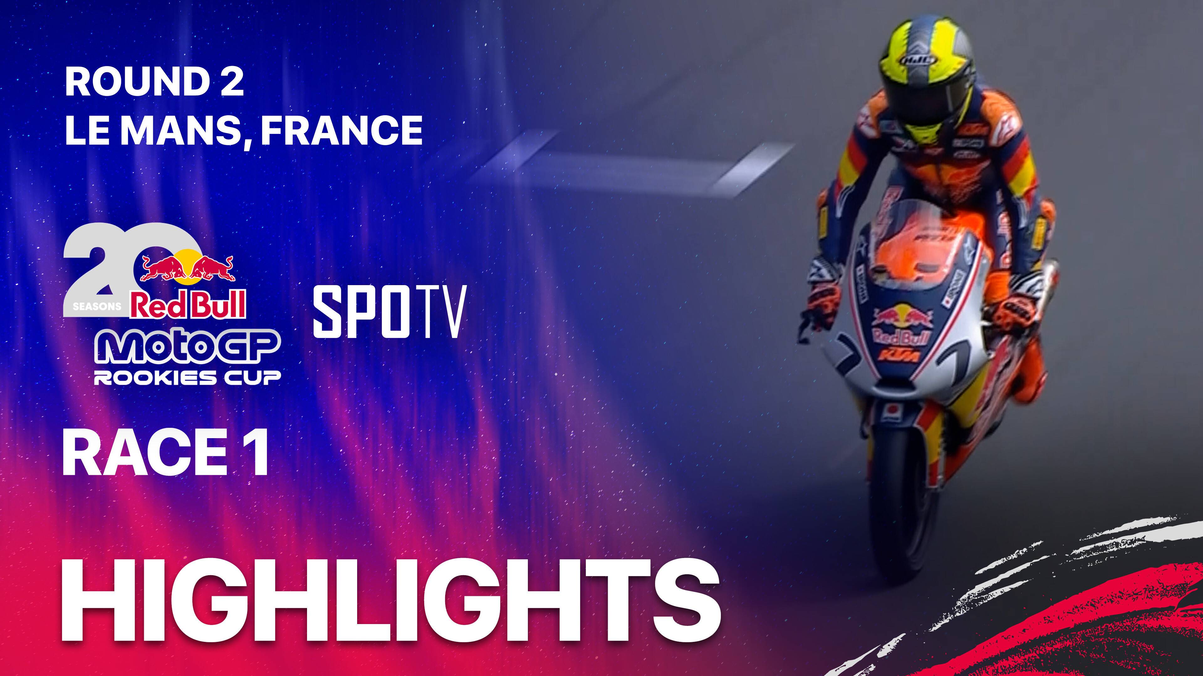 Race 1 - Red Bull MotoGP Rookies Cup 2026 Round 2: Le Mans