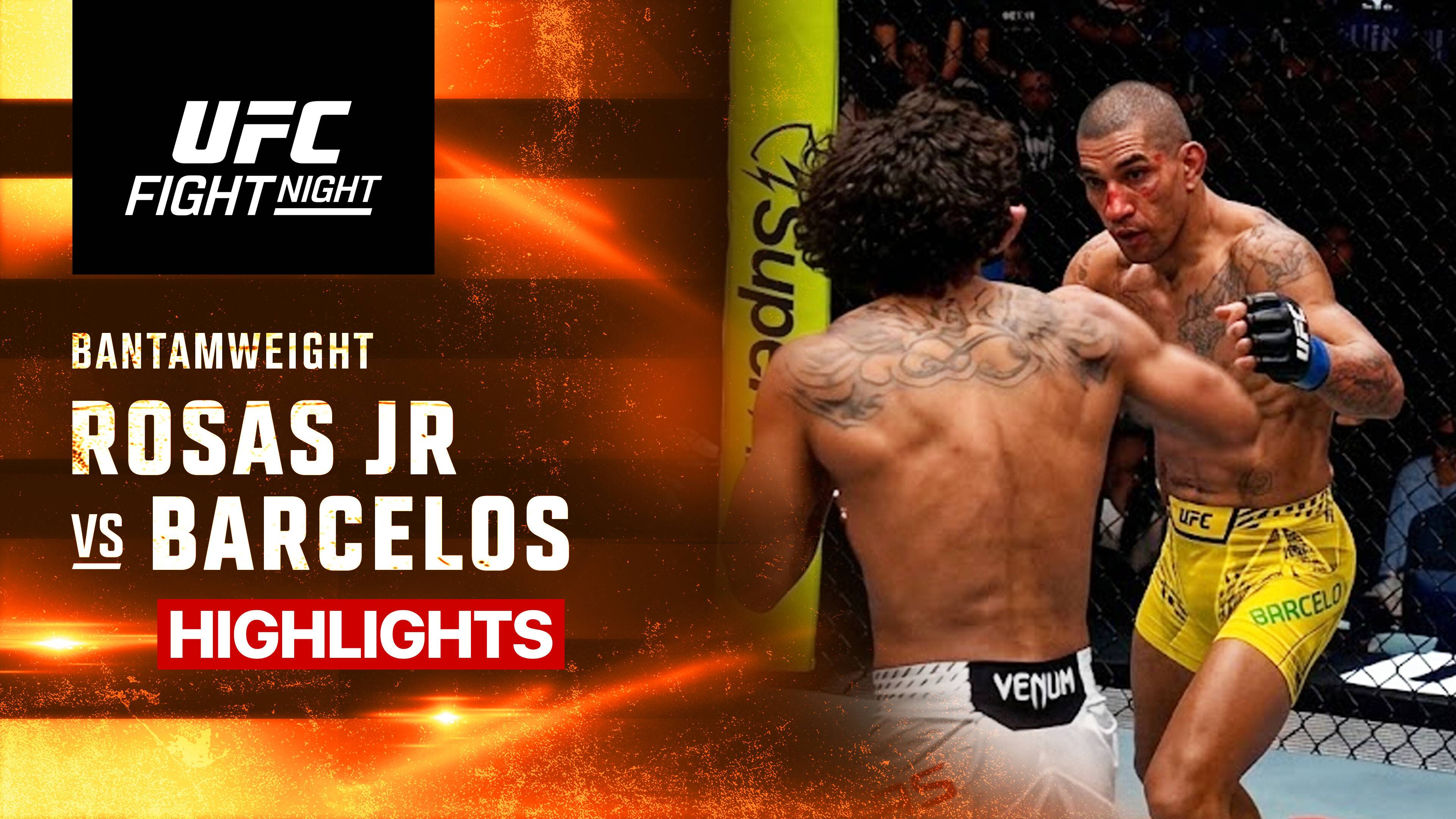 Raul Rosas Jr. vs Raoni Barcelos - Bantamweight | UFC Fight Night