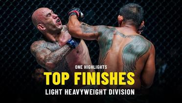 Top Light Heavyweight Finishes - ONE Highlights