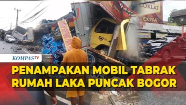 Kecelakaan Beruntun di Puncak Bogor, Libatkan Truk hingga Motor