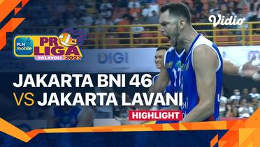 Highlights | Jakarta BNI 46 vs Jakarta Lavani Allo Bank | PLN Mobile Proliga Putra 2023