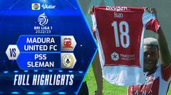 Full Highlights - Madura United FC VS PSS Sleman | BRI Liga 1 2022/2023