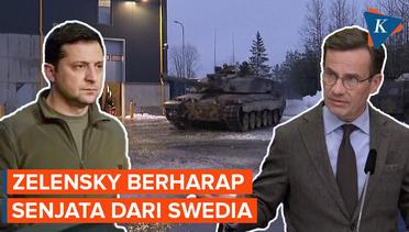 Zelensky Menanti untuk Mendapatkan Lebih Banyak Senjata dari Swedia
