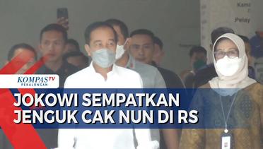Presiden Jokowi Jenguk Cak Nun di RSUP Dr. Sardjito Yogyakarta