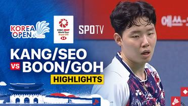 Kang Min Hyuk/Seo Seung Jae (KOR) vs Boon Xin Yuan/Goh V Shem (MAS) - Highlights | Korea Open 2024 - Men's Doubles