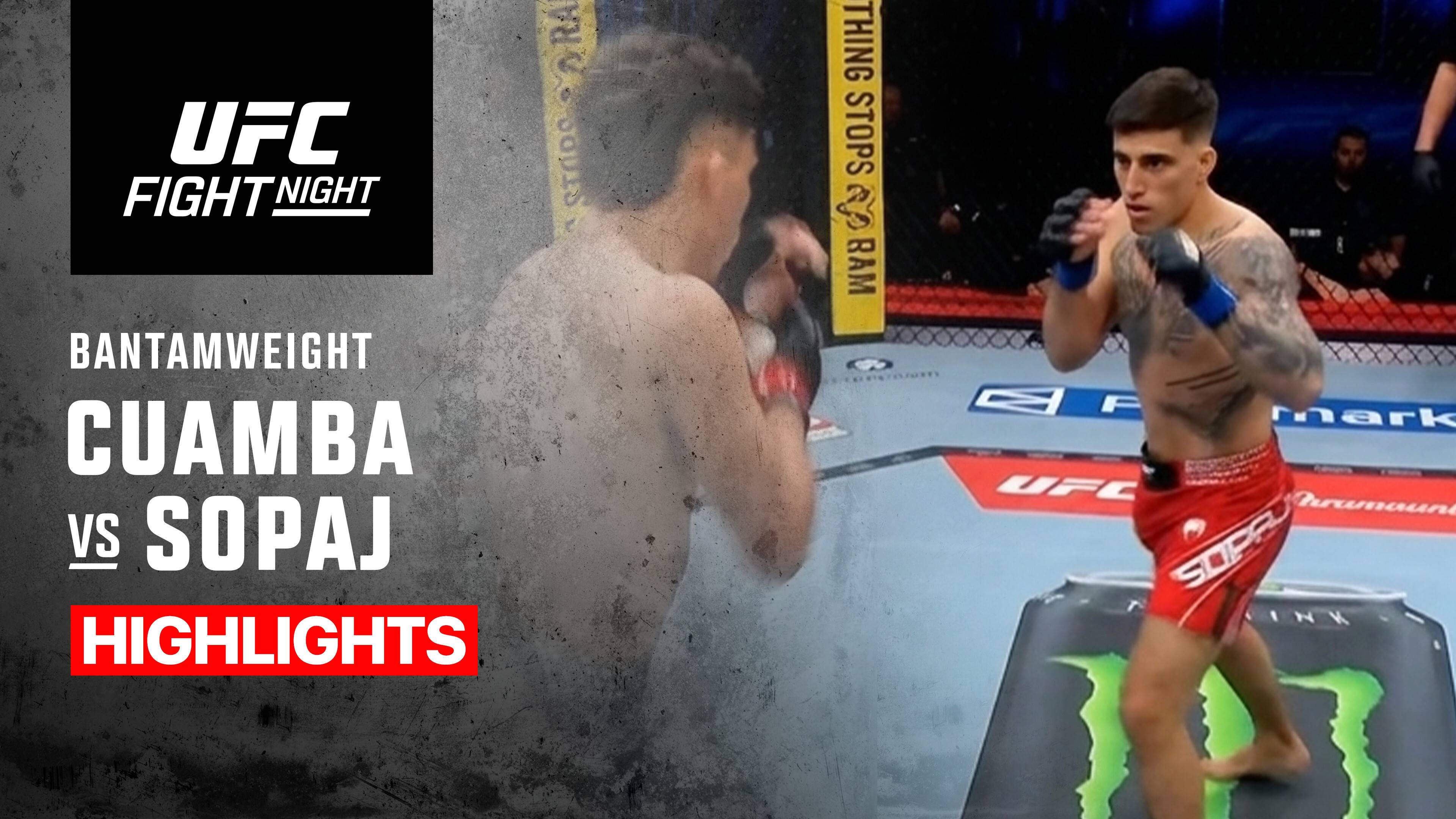 Timmy Cuamba vs Benardo Sopaj - Bantamweight | UFC Fight Night