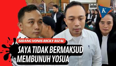Divonis 13 Tahun Penjara, Ricky Rizal Akui Tak Berniat Terlibat dalam Pembunuhan Brigadir J