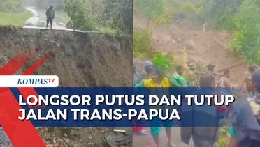 Jalan Trans-Papua Terputus Akibat Longsor, Pemprov Papua Tengah Berupaya Perbaiki Jalan