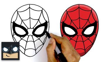 Cara Menggambar Spider-Man | Tutorial Langkah Demi Langkah