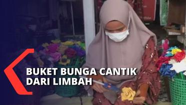 Cik Mina, Perajin di Pekanbaru Riau yang Bisa Sulap Limbah Kain Jadi Hadiah Buket Bunga Cantik!