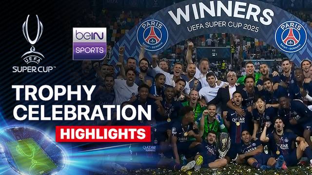 PSG  Trophy Celebration | UEFA Super Cup 2025