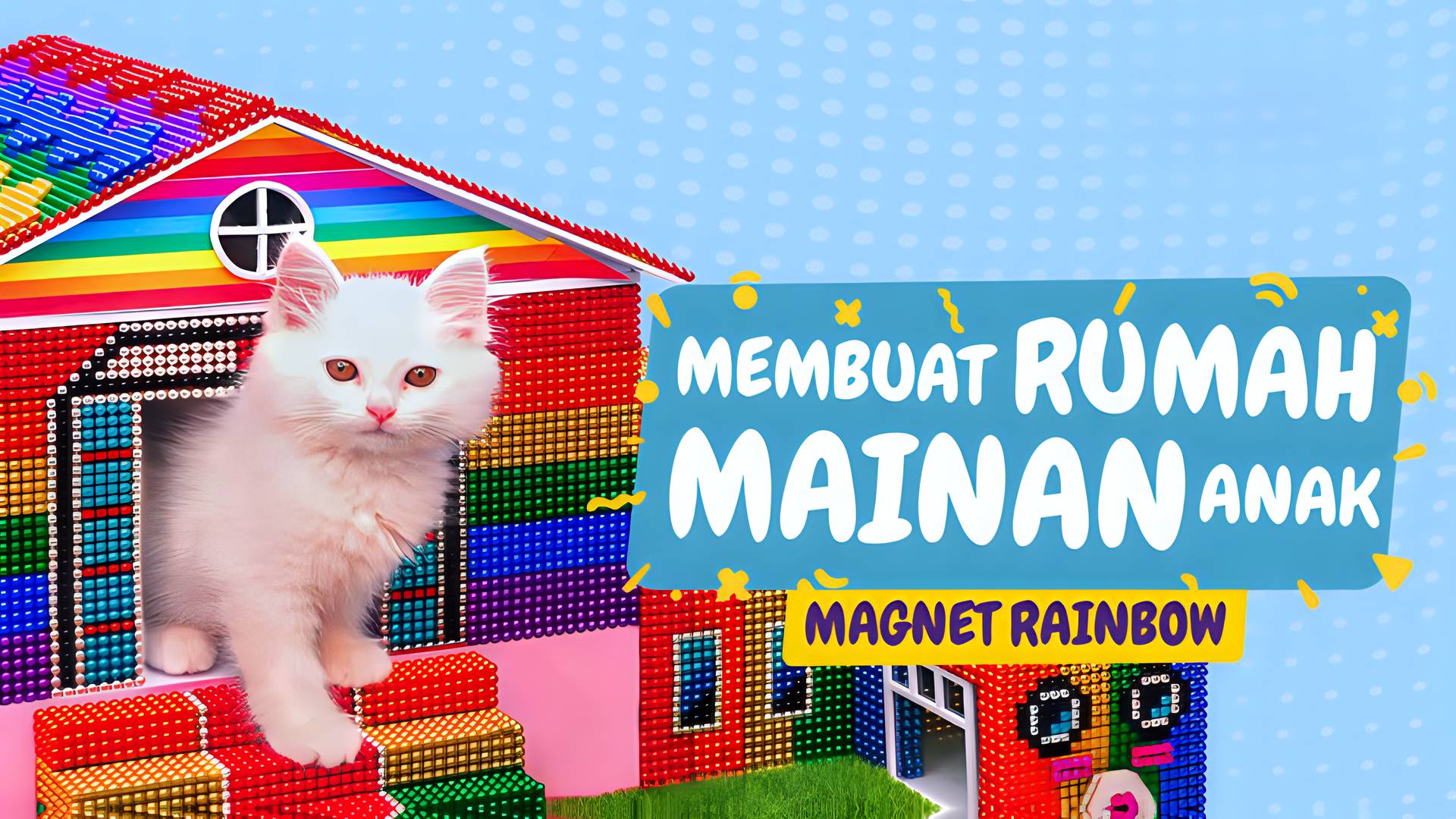 Magnet Rainbow - Membuat Rumah Mainan Anak