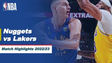 Match Highlights | Game 1 : Denver Nuggets vs Los Angeles Lakers | NBA Playoffs 2022/23