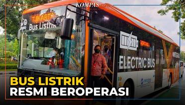 Gubernur DKI Jakarta Resmikan Bus Listrik Transjakarta