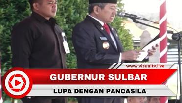 Gubernur Sulawesi Barat Salah Baca Teks Pancasila